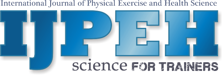 International Journal of Physical Exercise and Health Science for Trainers
