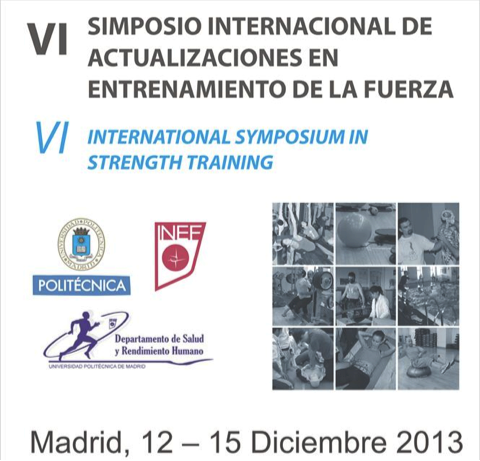 Respecto a la participación en el VI Simposio Internacional de actualizaciones en entrenamiento de la fuerza.
