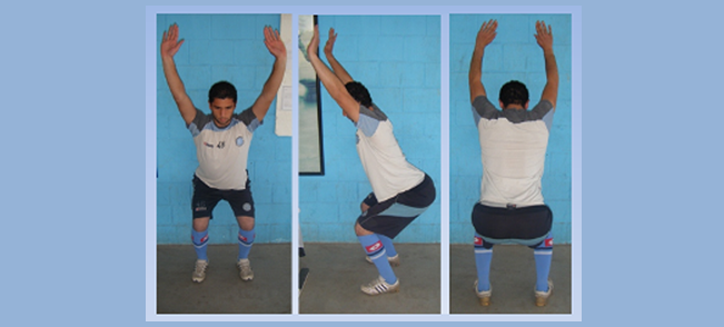 Datos de disbalances musculares obtenidos a partir de la observación durante la ejecución de la  “Sentadilla de arranque”  (Overhead Squat).