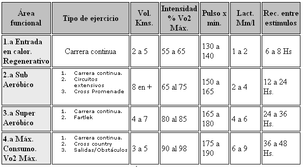 Actualización en cargas de Entrenamiento en Atletismo. Foco en Fondistas y Medio Fondistas