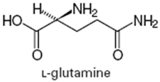 Fórmula Estructural de la L-Glutamina
