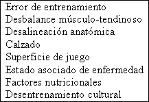 Lesiones por Sobreuso en Atletas Jóvenes