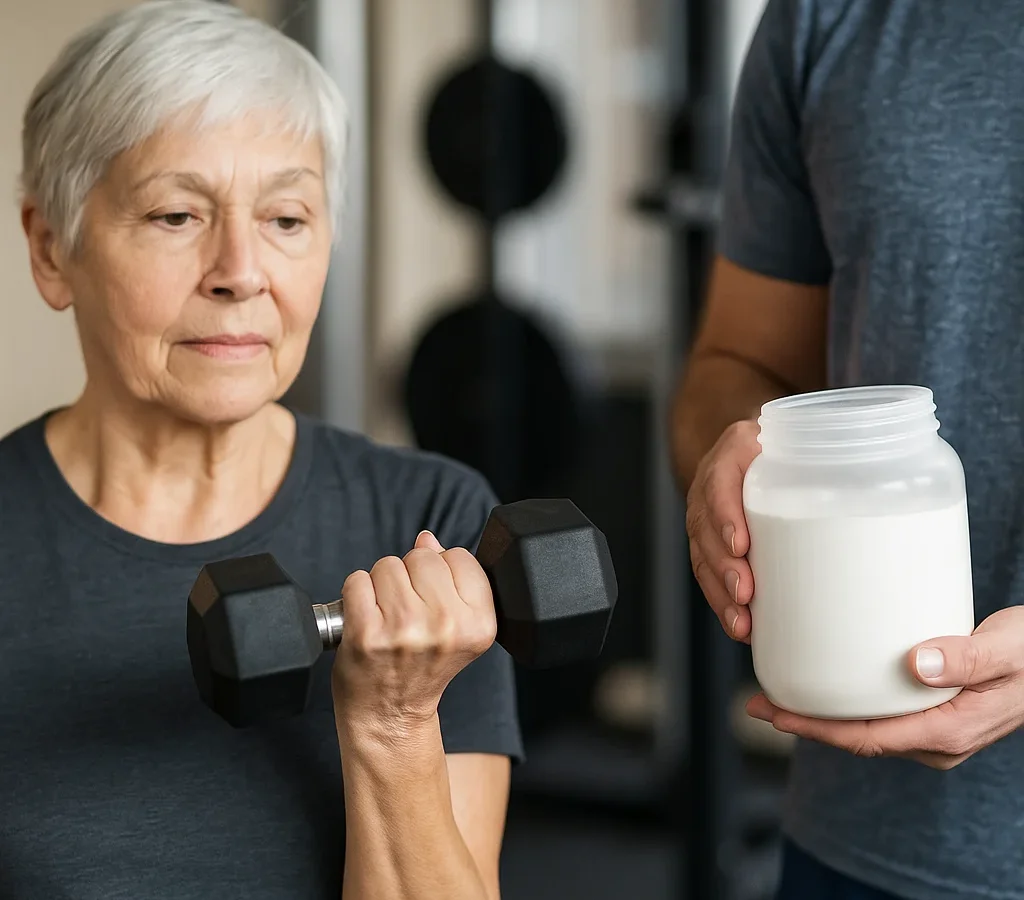 Creatina con o sin ejercicio y dieta: composición corporal en adultos mayores