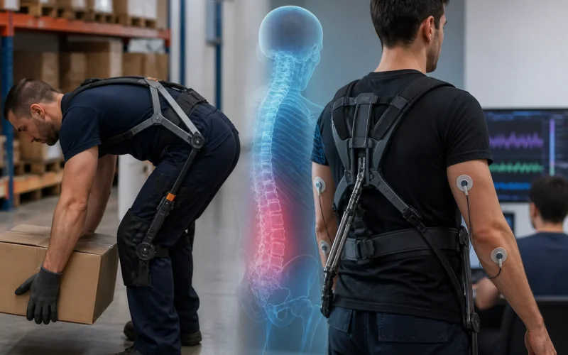 Disociación entre activación muscular, carga espinal y percepción subjetiva en el uso de exoesqueletos pasivos de apoyo lumbar