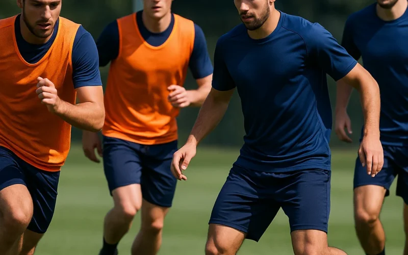 Distribución semanal de cargas y rendimiento en futbolistas hombres según nivel