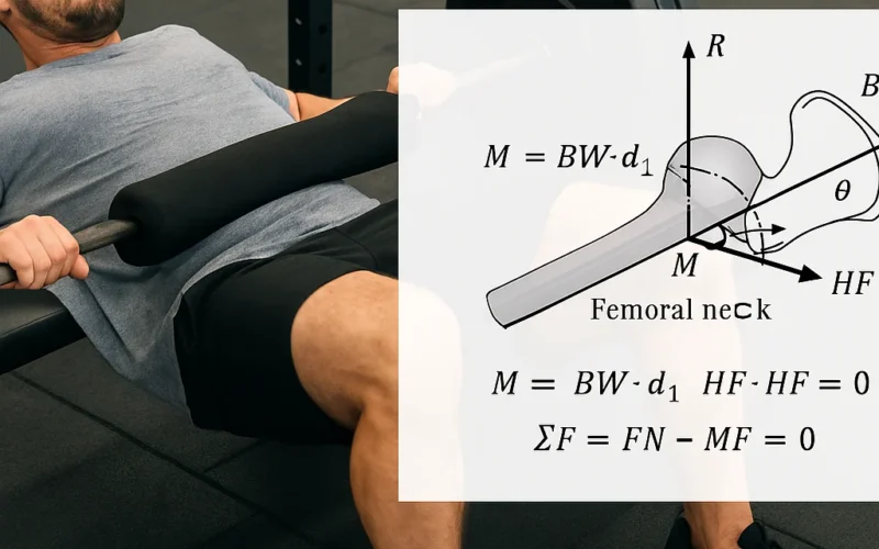 Ecuaciones para evaluar la carga del cuello femoral en entrenamiento de cadera