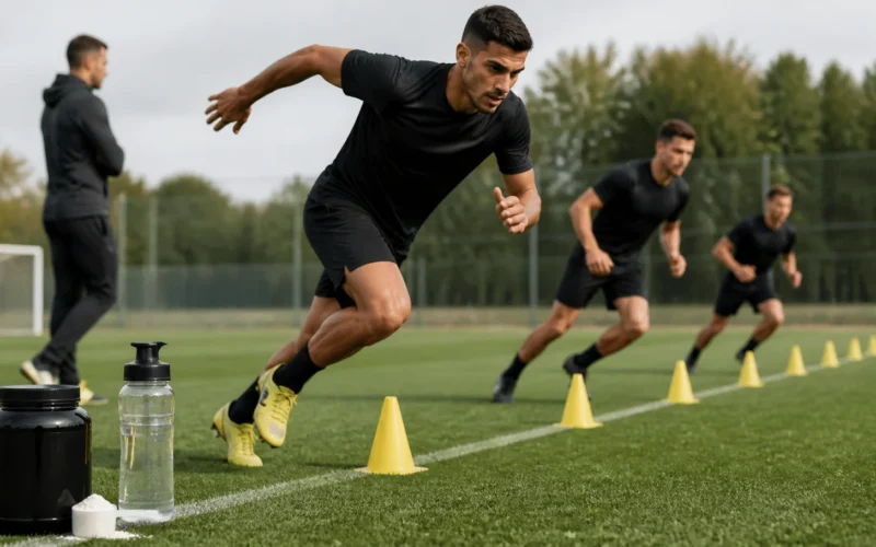 Formulaciones de creatina y sprints repetidos: adaptaciones en futbolistas
