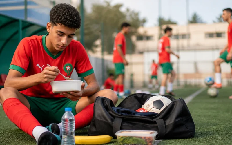 Ingesta, energía disponible y recuperación en jóvenes futbolistas marroquíes