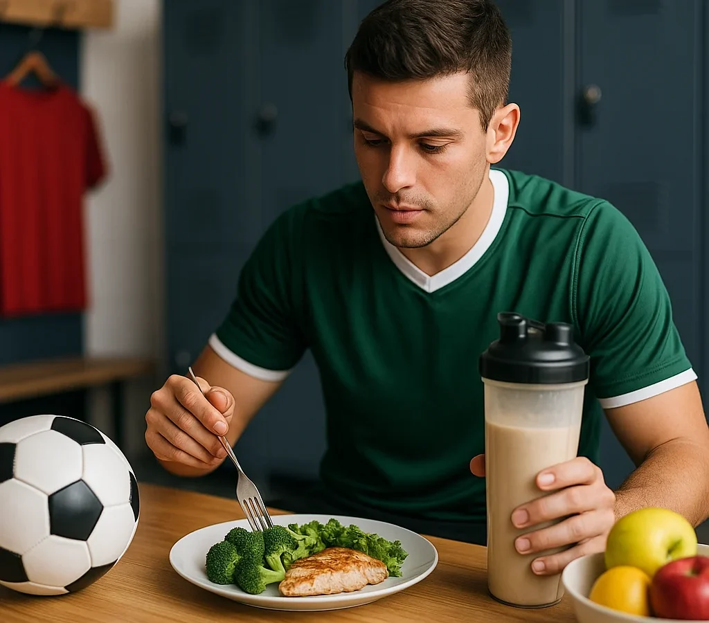 Nutrición basada en mecanismos para rendimiento y recuperación en futbolistas