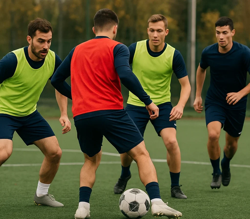 Revisión paraguas de juegos reducidos en fútbol: modelo de diseño y rendimiento
