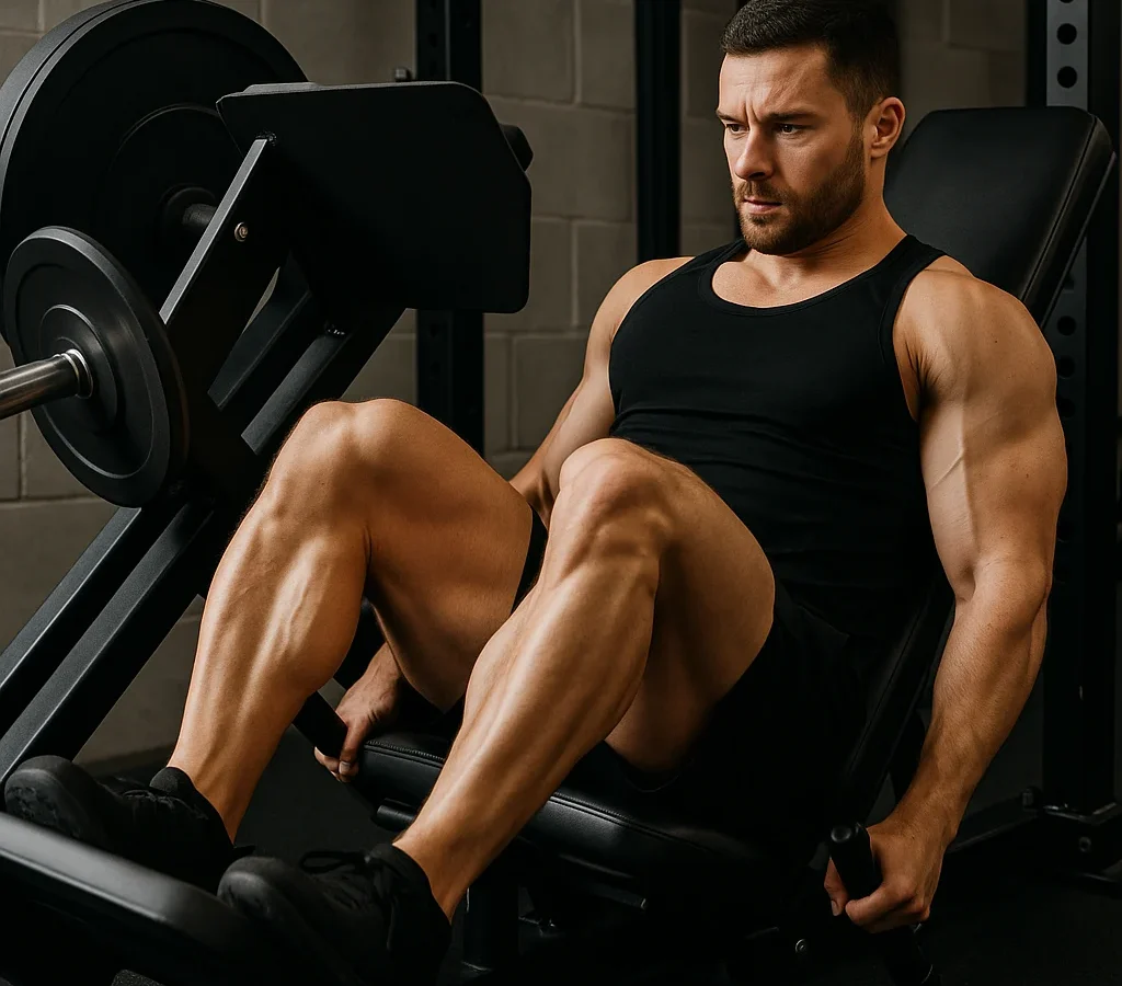 Series semanales distribuidas: fuerza y grosor del cuádriceps en hombres entrenados