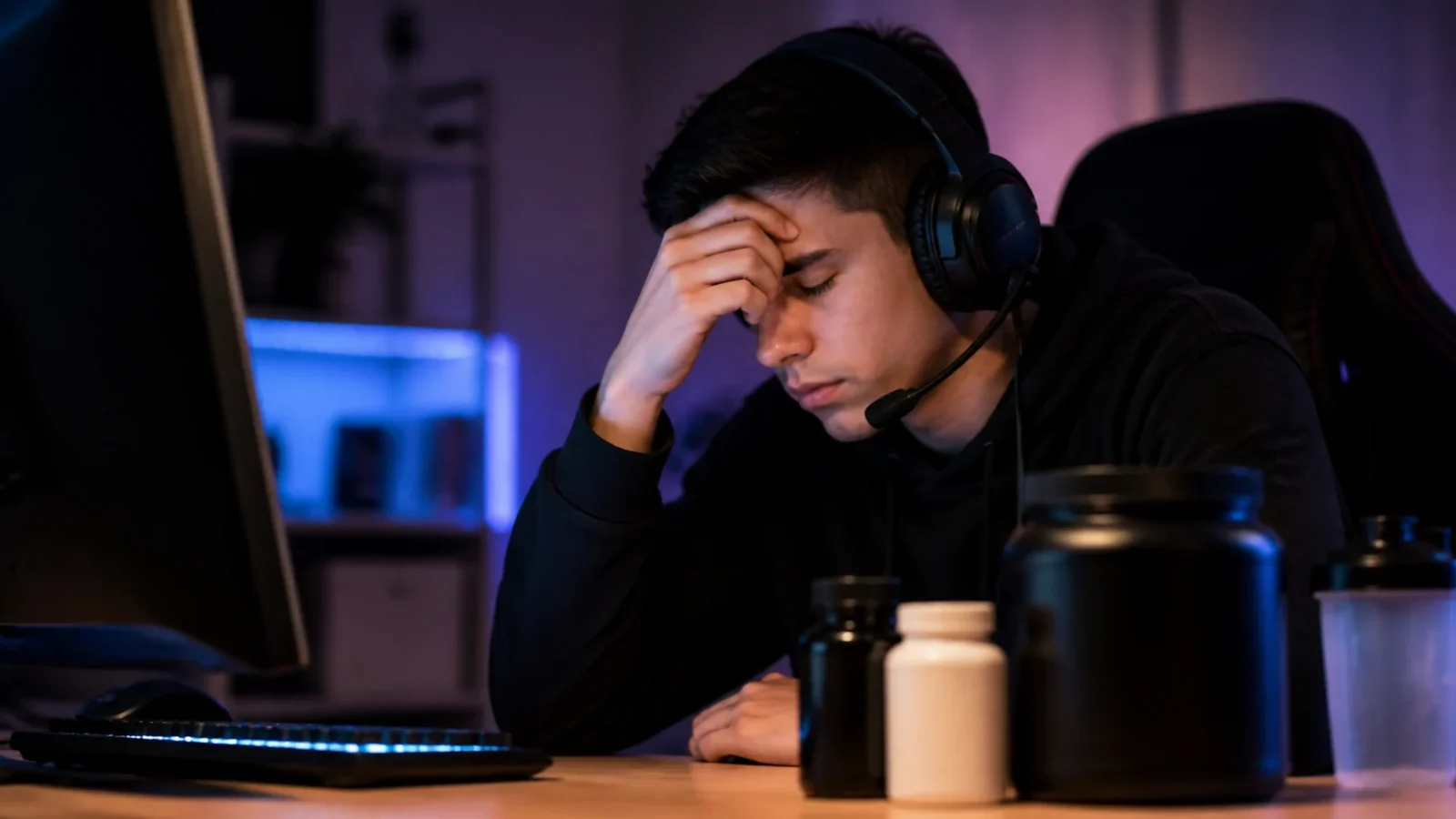 Suplementos y recuperación del rendimiento en esports con fatiga mental