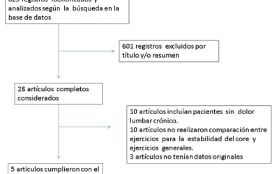 Un Meta-Análisis sobre los Ejercicios para la Estabilidad del Core versus Ejercicios Generales para el Tratamiento del Dolor Crónico de Lumbares