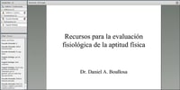 Fragmento charla Recursos para la Valoración Fisiológica de la Aptitud Física