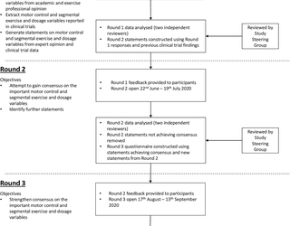 Consenso de expertos sobre el importante control motor del dolor de cuello crónico inespecífico y el ejercicio segmentario y las variables de dosificación: un estudio internacional e-Delphi