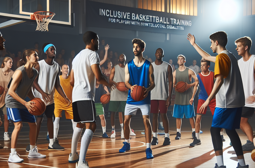 Entrenamiento de baloncesto inclusivo para jugadores con discapacidad intelectual