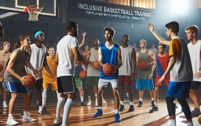 Entrenamiento de baloncesto inclusivo para jugadores con discapacidad intelectual