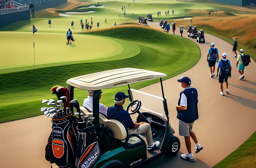 El uso de carritos de golf como transporte en el campo durante eventos de golf competitivos: una revisión del alcance