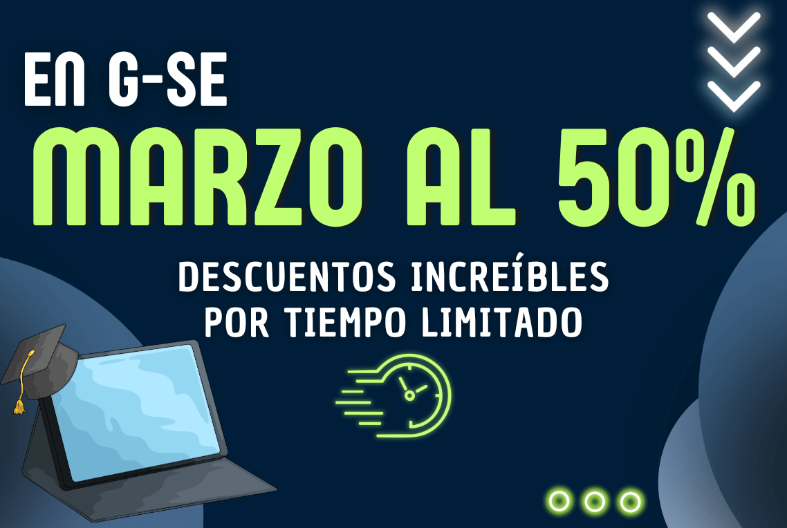 Marzo al 50% de descuento